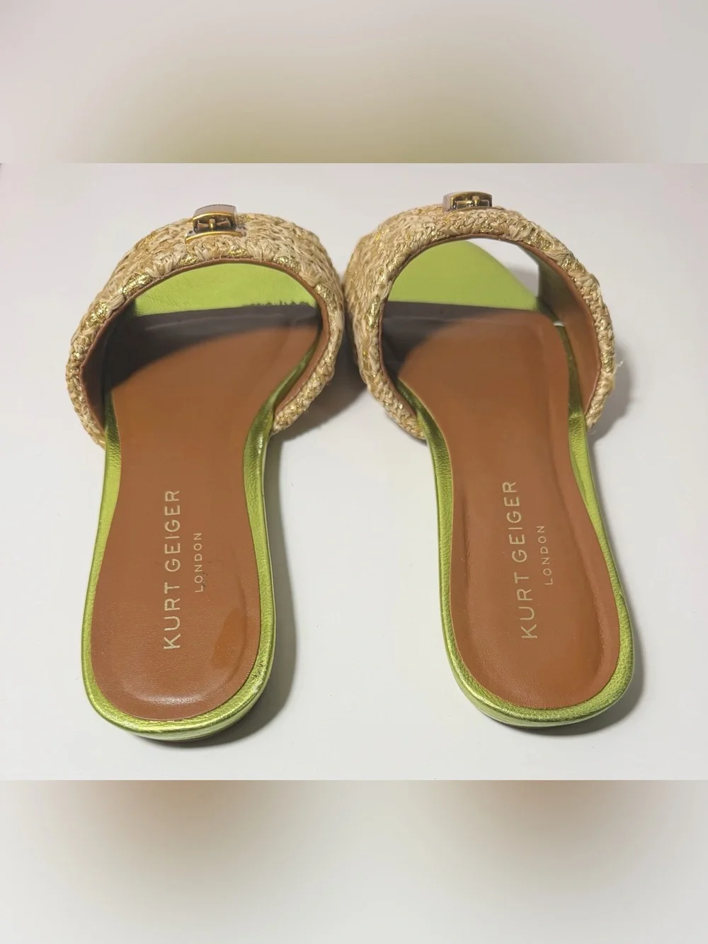 Geiger London Brixton Lock Slide Sandal Size EUR 40/ US 9